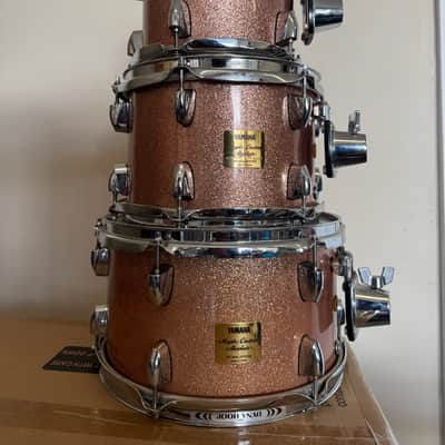 Yamaha Maple Custom Absolute 8x7 Inch Pink Champagne Sparkle Tom image 4