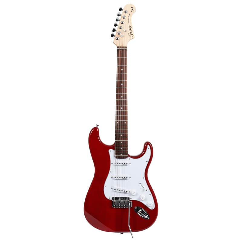 Fazley Startist Plus ST118 Transparent Red with gig bag image 1