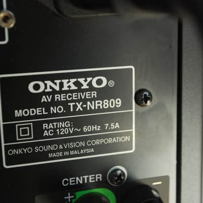 Onkyo TX-NR809 AV Receiver 7.2 channel no remote jan25 #6 2000s-present image 7