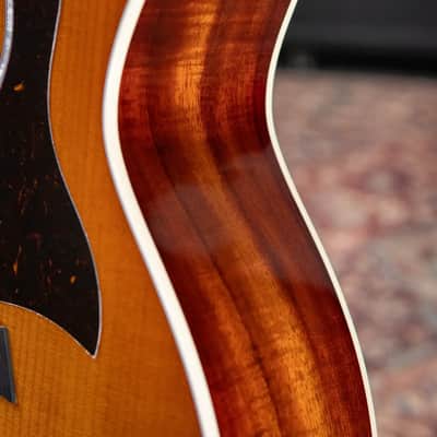 Taylor 214ce-K DLX Special Edition Grand Auditorium Acoustic/Electric Guitar - Honeyburst with Hardshell Case image 13