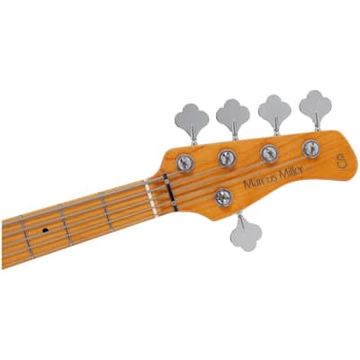 Sire Marcus Miller Z3 Electric Bass, 5-String, Vintage White image 3