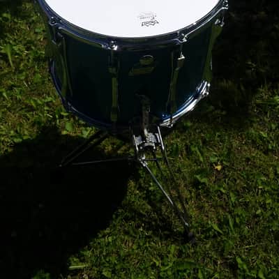 Ludwig Marching Snare 15" x 12" 1970s Blue Sparkle image 3