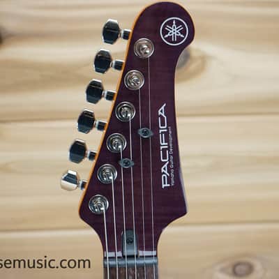Yamaha PAC611HFM Pacifica - Trans Purple image 6