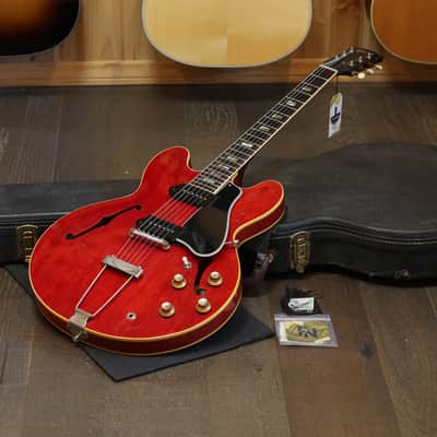 Vintage! 1963 Gibson ES-330 Semi-Hollow Electric Guitar Cherry Red + OHSC image 1