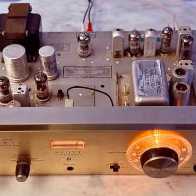 🎶✨ H.H. Scott 350B Wideband FM Multiplex Stereo Tube Tuner — Cleaned, Strong FM Pull, New 12AT7 Tube, 6-Hour Bench Tested, YouTube Demo image 3