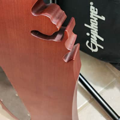 Epiphone USA Map Guitar Reissue 2005 - Natural Mahogany image 10