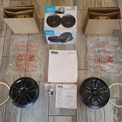 Boss Audio Systems MR6B 6.5" Marine Boat Speakers image 1