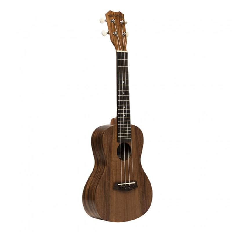 Islander AC-4 FLAMED Flamed Acacia Top Okume Neck Traditional 4-String Concert Acoustic Ukulele image 1