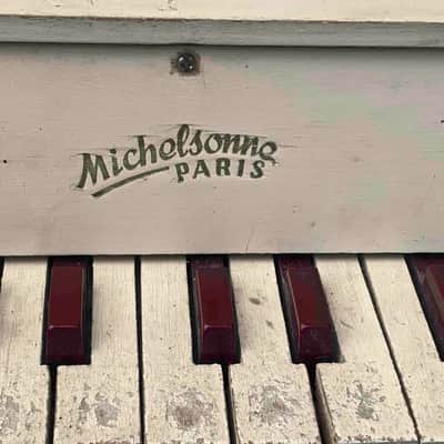 Toy piano Michelsonne Paris 25 keys 1970 chromatic image 9