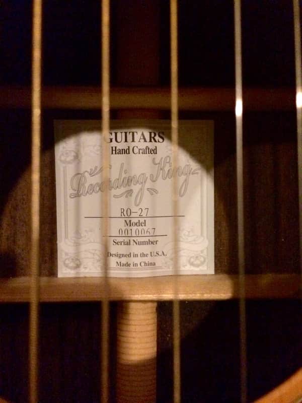 Recording King RO-27 Solid Wood Excellent Cond. | Reverb
