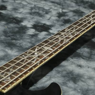 Schecter Scorpion Tribal Bass Left Handed with Darkglass Tone Capsule preamp and Bartolini Pickups image 14
