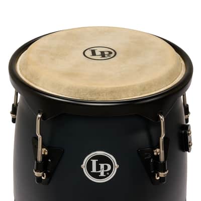 LP Discovery II Ultralight 10" and 11" Conga Set w/ Aluminum Stand, Onyx image 3