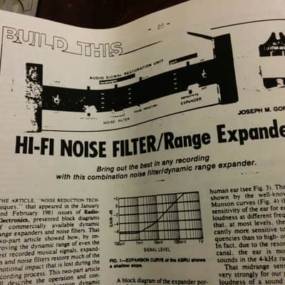 Symmetric Sound Systems SSS ASRU Noise Reduction Audio Expander Build Kit 1981 Walnut and Aluminum image 14
