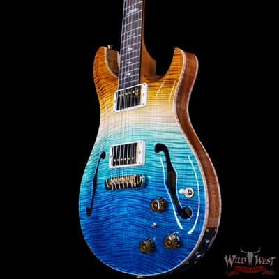 PRS Wild West Guitars 25th Anniversary Limited Run Wood Library Artist Package Hollowbody II Piezo Beach Fade (Private Stock Color) 5.50 LBS (US Only / No International Shipping) image 2