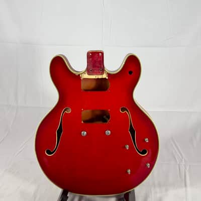 Epiphone Riviera EA-250 Hollowbody Electric Guitar Body MIJ Japan 1970’s - Red image 1