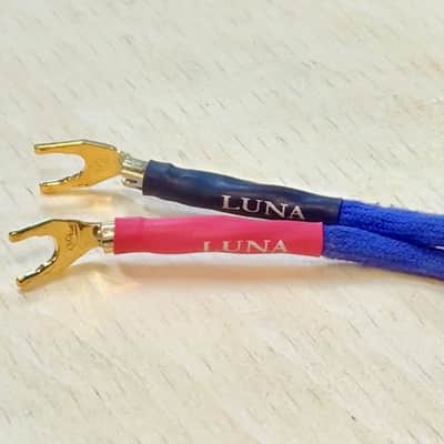 Luna Mauve Speaker Jumper Cables (10" Pair) - Mauve image 2