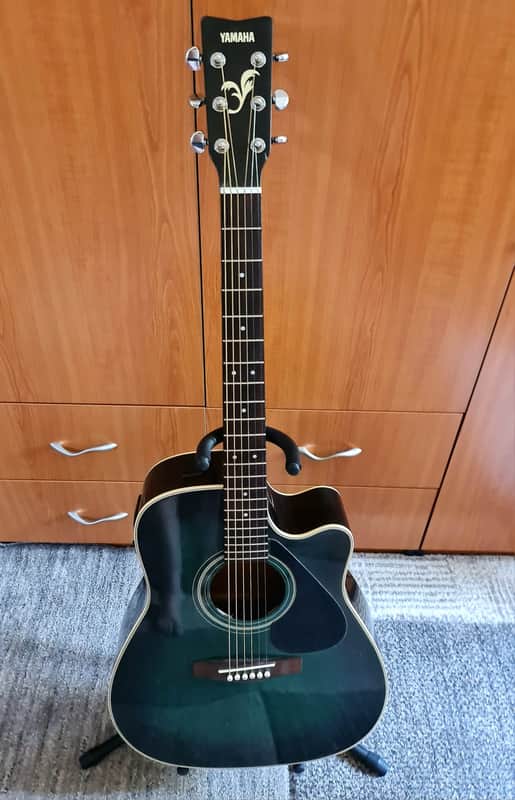 Yamaha Acoustic Electric FG 411CE MAB - Gigbag | Reverb