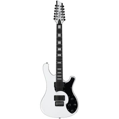Schecter Stargazer 12-String Electric Guitar, Gloss White image 4