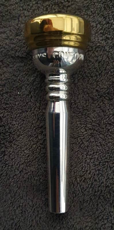 REID'S CONFORIM 017 , 24K gold plated trumpet mouthpiece, GREAT! image 1
