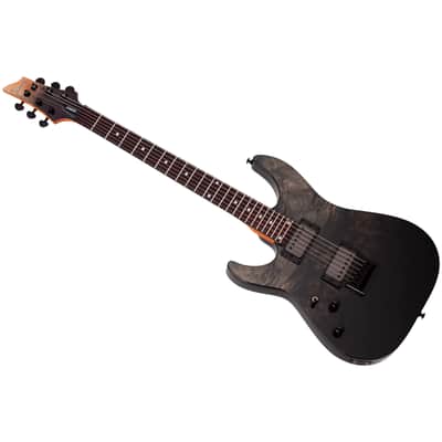 C-1 Standard Black Fade Burst Burl LH Schecter image 1