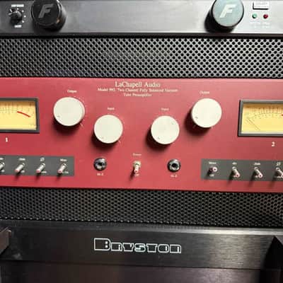 LaChapell Audio 992EG 2-Channel Tube Mic Preamp with Extended Gain 2010s - Red image 1