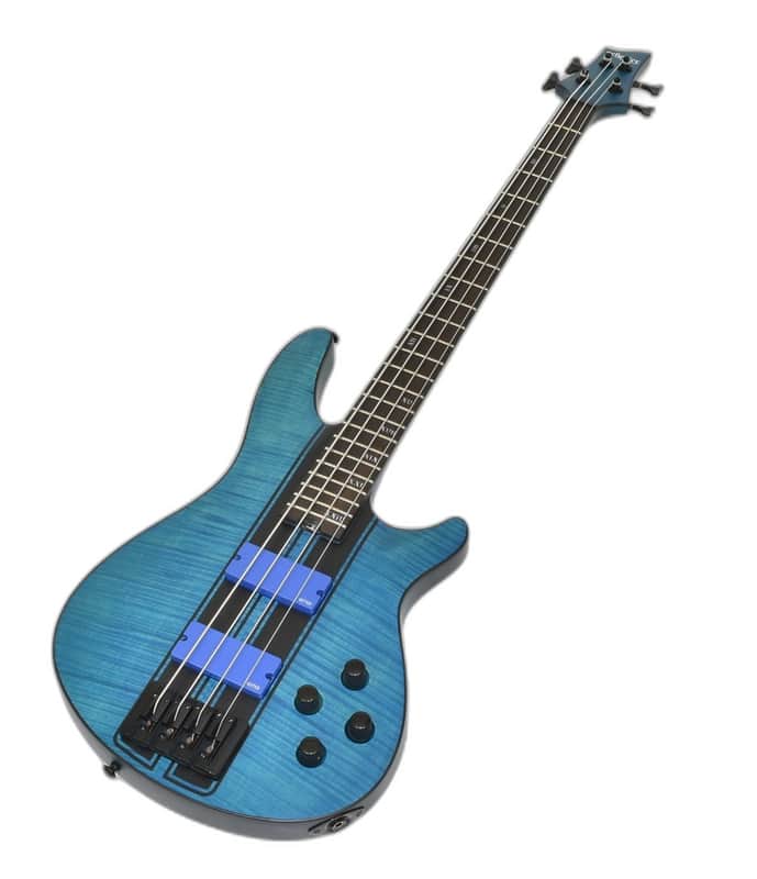Schecter C-4 GT Bass Trans Blue B-Stock 0924 image 1