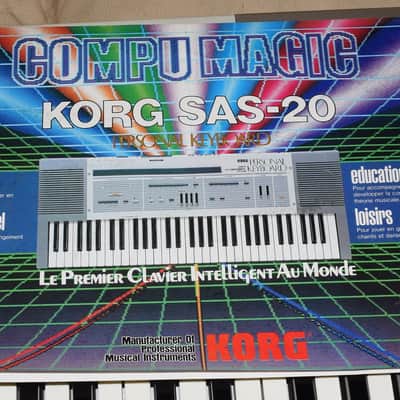Korg SAS-20 Synthesizer Personal Keyboard With Accessories image 10