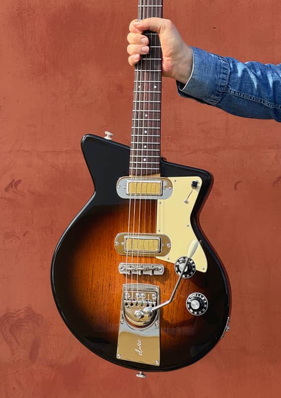 Daro guitars MODEL P Goldfoils 2024 - Black burst nitro gloss image 1