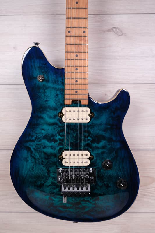 EVH Wolfgang Special QM, Baked Maple Fingerboard, Chlorine Burst