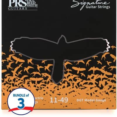 PRS Signature Electric Guitar Strings - David Grissom .011-.049 3-pack image 2