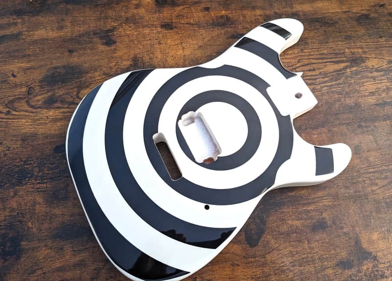 80's Bullesye 1 Humbucker Shred Strat Body DIY Bild 1