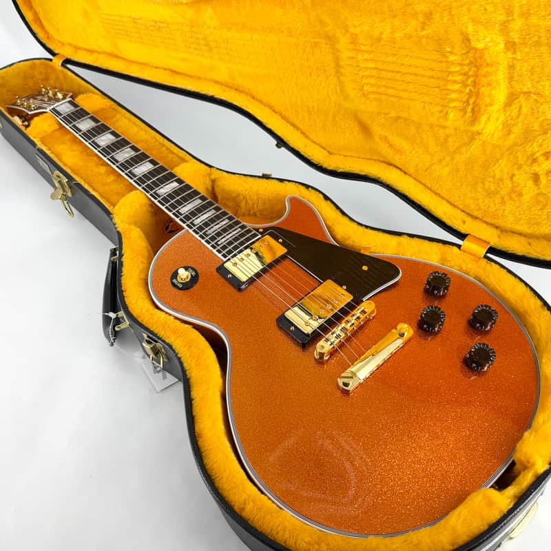2024 Gibson Custom Made to Measure Les Paul Custom - Orange Sparkle image 1
