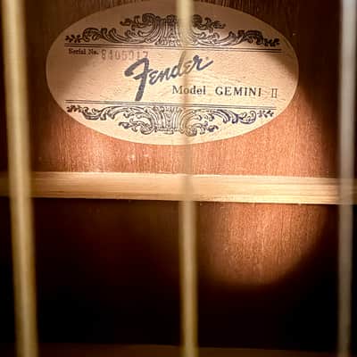 Fender Gemini ll 1984 - Natural image 12