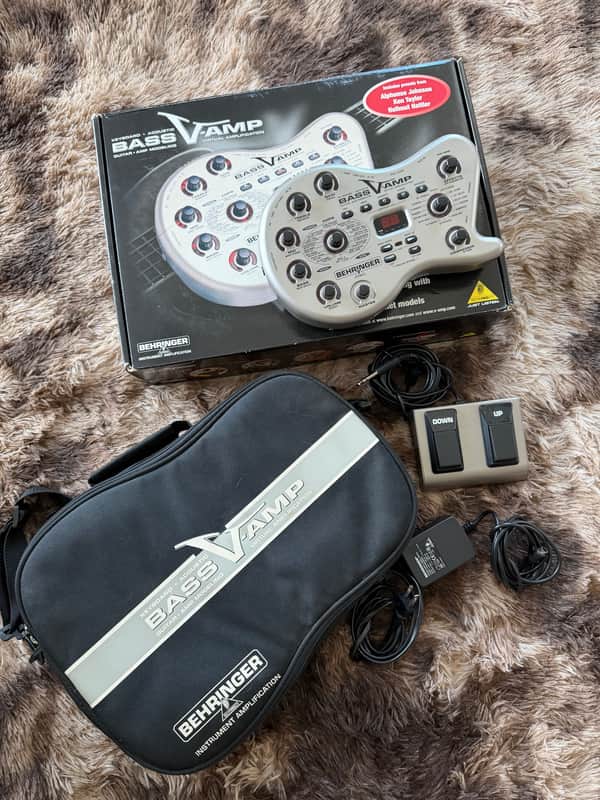 Behringer Bass V-Amp Multi-Effect and Amp Modeler 2000s - Silver image 1