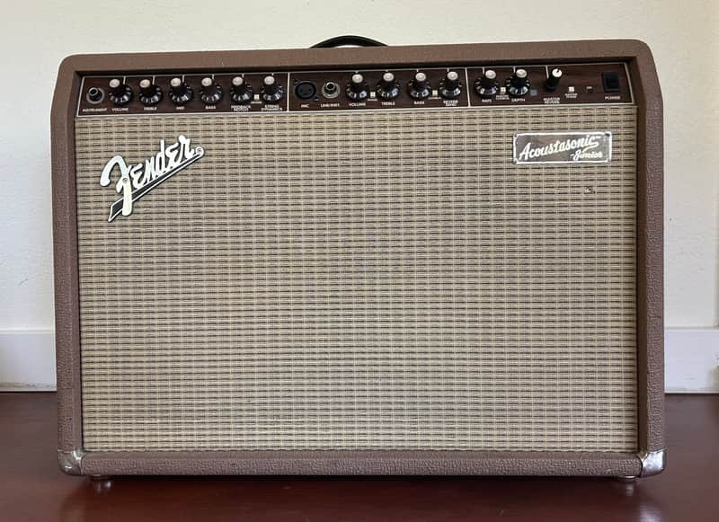Fender Acoustasonic Junior 2-Channel 2 x 40-Watt 2x8" Acoustic Guitar Amp 1997 - 2003 - Brown image 1