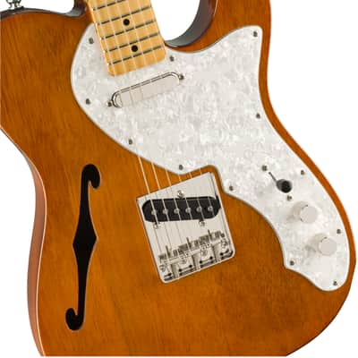 Fender Squier Classic Vibe 60's Telecaster Thinline Electric Guitar Natural image 6