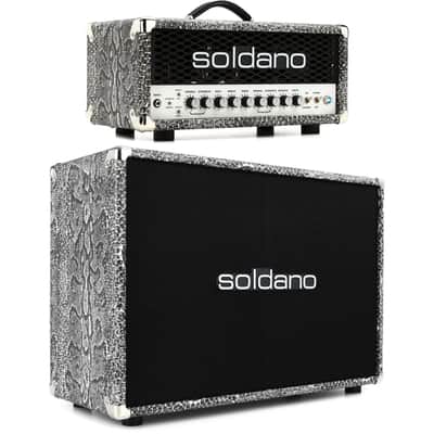 Soldano SLO-30 Super Lead Overdrive 30-watt Tube Head with 120-watt 2x12 Cabinet - Snake Skin image 1