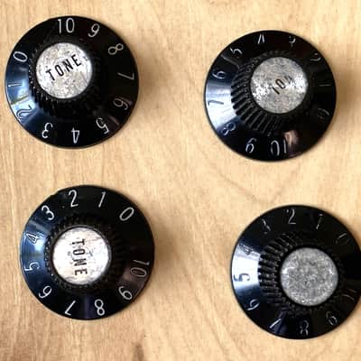 Gibson late 60‘s / early70‘s original set of Witch Hat Knobs ES, EB, Les Paul, SG image 2