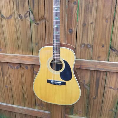 Early 70's Harmony Model  HM 400 Flattop Acoustic Guitar Martin D-41 Copy Nice Great Player & Sound image 1