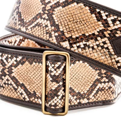 RightOn! Straps Snake II Guitar Strap – Vegan Faux Leather Design image 2