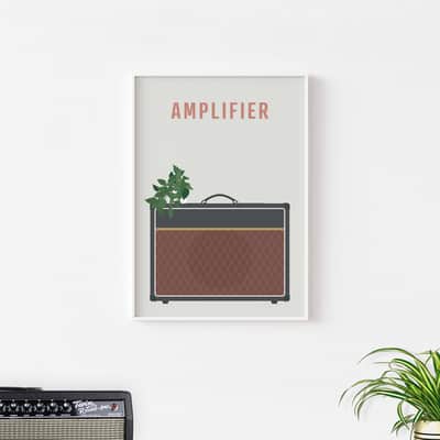 Vox Amplifier Print - Guitar Amp Poster (30x40cm Size) image 3