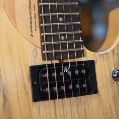 Washburn N24 Nuno Bettencourt Vintage Electric Guitar, Natural Matte image 5