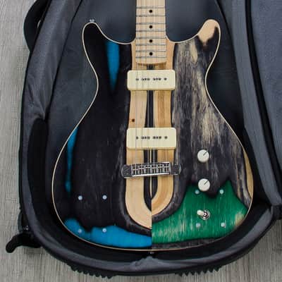 Prisma Syndicate Custom Electric Guitar, McNelly P90 Pickups, Mono Gig Bag (Open Box) image 10