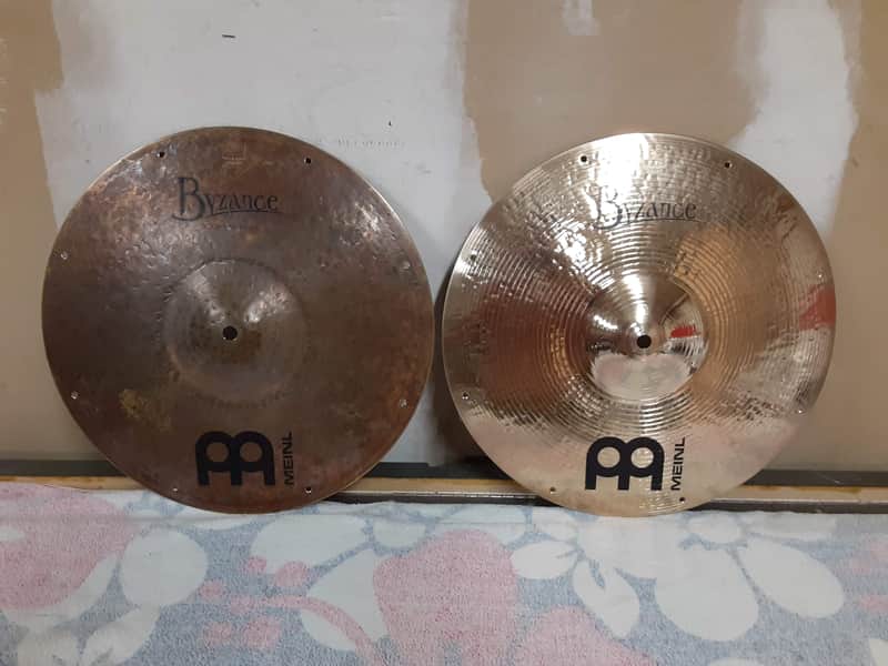 Meinl 14" Byzance Brilliant Fast Hi-Hat (Pair) image 1