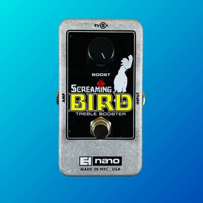 Electro-Harmonix Screaming Bird Treble Booster Pedal | Reverb