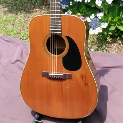 1973 Hand Made K Yairi YW400 Acoustic Guitar, very early model+Hard Case image 4