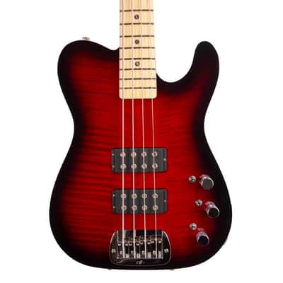G&L USA ASAT Bass HH with Swamp Ash Body, #8 Maple Neck 2016 - Honeyburst image 2