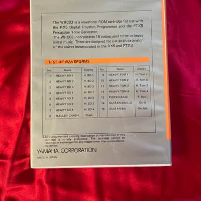 Yamaha rx5 ptx8 wrc03 waveform cartridge image 4