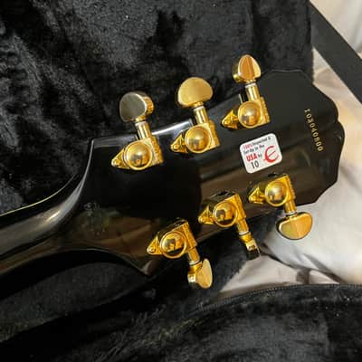 Epiphone Sheraton II Electric Guitar Black Ebony w Case image 7