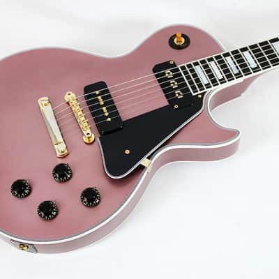 2024 Gibson Custom Shop Made 2 Measure '54 Les Paul Custom Reissue - Heather Mist Poly image 1